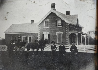 House Tintype Photograph