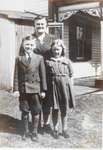 Margaret, Clarence, Evelyn McCann, ca 1945
