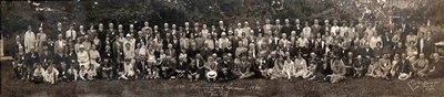 Clark-Wilson 1929 Family Reunion Panoramic Photograph