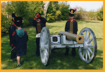 War of 1812 Reenactment by Scouts, 2012 Heritage Day