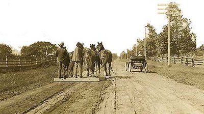 Robert Gorman & George King Levelling Hwy. 5, 1914