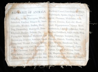 The ABC of Animals Published 1895