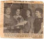 North Trafalgar Community Club, Fashion Show News Article, 1950s or 1960s