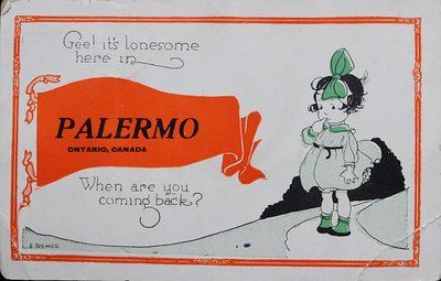 Palermo Postcard to &quot;Smitty&quot;, Norine Smith