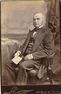 Harvey Morris Switzer, Postmaster, Magistrate, Commissioner Paymaster of the 20th Halton Rifles