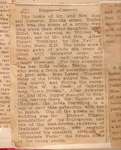 Newspaper Clippings of Wedding of Ethel Conover and Wilbert Biggar