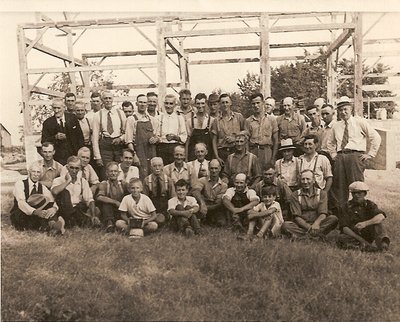 R.D. Fleming Barn Raising 1939