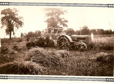 Binding Hay At Glenclare Farm