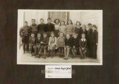 S.S. #4, Snider's School, 1939