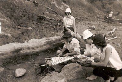 Cookout at Oakville Recreation Commission Day Camps, July 1959