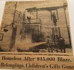1958 Blaze Leaves 11 Palermo People Homeless Just Before Christmas