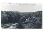 View of Bronte Creek from "Woodlands", 1242 Bronte Road, ca1935