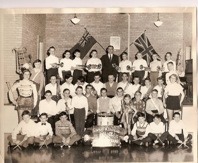 Township of Trafalgar Police Boys Band, Late 1950's