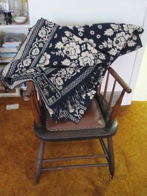 William Lyon Mackenzie Chair and Jacquard Quilt, 2017