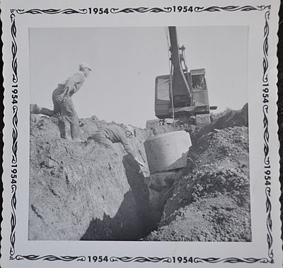 Well Digging, Shillum Farm, 1953