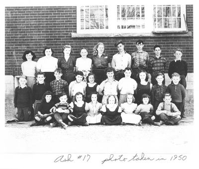 U.S.S. #17 Trafalgar, Ash School, 1950 Students