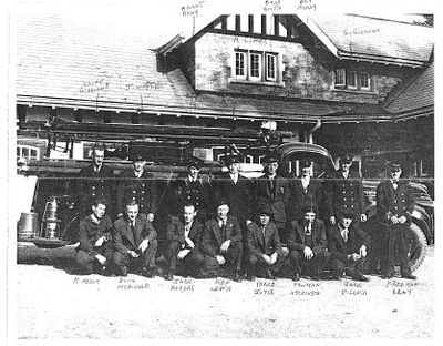 At The Trafalgar No. 2 Fire Station, Eaton Estate, 1940's