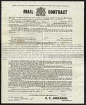 Rural Route #1, Bronte, Mail Contract, 1918