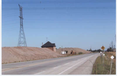 Prep for Trafalgar Rd overpass to CPR tracks