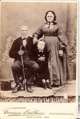 Francis Wilkinson, Clarissa Simmons/Simons Wilkinson and grandson Francis Norton