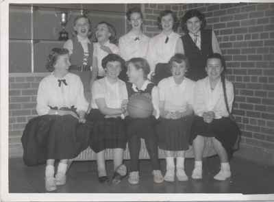 Snider's Public School Girls Basketball Team, 1956-57.