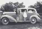 The Ford Children With New Family Car