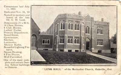 Postcard of Lusk Hall