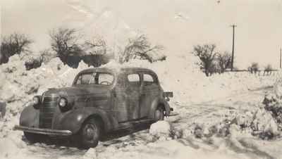 Car and Snowbank