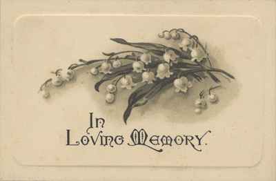 Funeral Card For Mr. John Paul