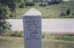 Memorial Stone for Miriam J. Colton and J. Albert Hall