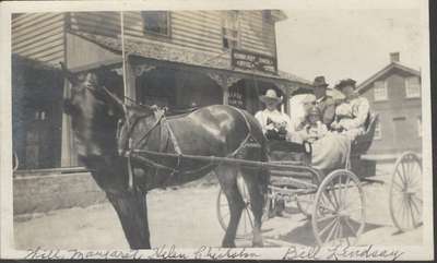 W.J. Chisholm and Family At the Hornby General Store