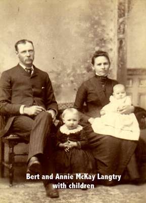 Bert and Annie (McKay) Langtry and Family