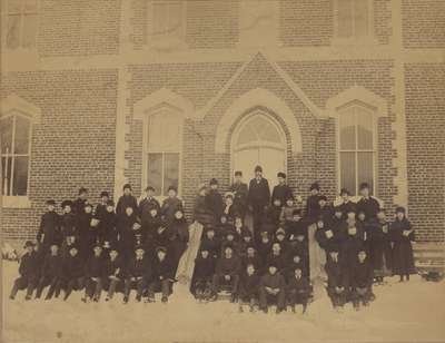 Oakville Trafalgar High School in Winter