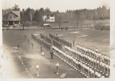 Girl Cadets of the Oakville Trafalgar High School circa 1938