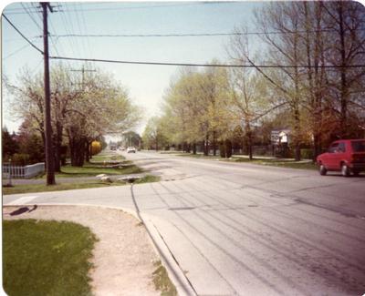 Looking North on Third line, May 17 1980