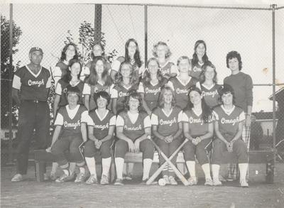 Omagh Intermediate Girls Softball Team, 1973