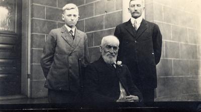 Richard, Alfred, & Leonard Wilson; Three Generations In Sheridan