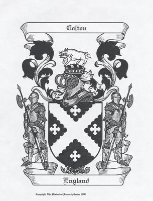 Colton Family Coat Of Arms