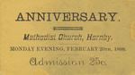 Hornby Methodist Church - Invitation To Anniversary