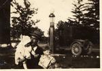 Ernest Patterson (1874 - 1956) With Neice Irene and Son Ernie.