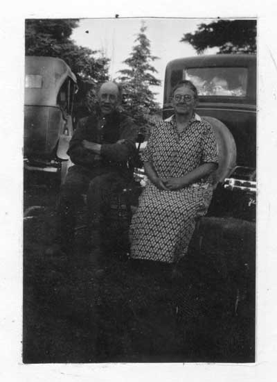 Mr. and Mrs. James Weir, Thessalon, Circa 1900