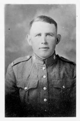 Portrait photograph of George Weir, circa 1914.
