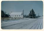 Livingston Creek United Church in Winter, Thessalon,  1960