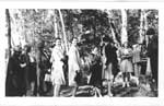 Outdoor Church ServiceRev. W. Roger's Officiating, Little Basswood Lake, July 1940