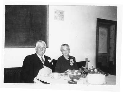 Mr. and Mrs. T. Bailey Mark 50th Anniversary, Sault Ste. Marie, 1952