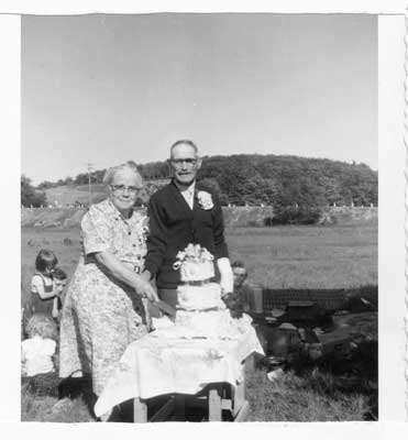 Mr. and Mrs. Howard Whitfield Observe Golden Wedding Anniversary, 1951