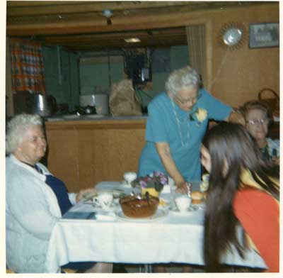 Mrs. Dave McDougall's 74th Birthday Celebration, circa 1970