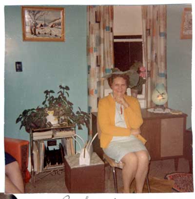 Ruby Conway at Nestorville Women's Institute, Roll Call Meeting, 1968