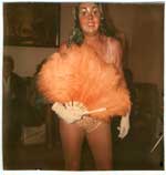 Halloween at Clara Bird Residence, Fan Dancer, 1977