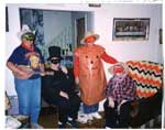 Halloween at the home of Lou Bigras, 1994